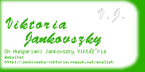 viktoria jankovszky business card